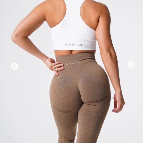 NVGTN Mocha Contour Leggings - Picture 2 of 3